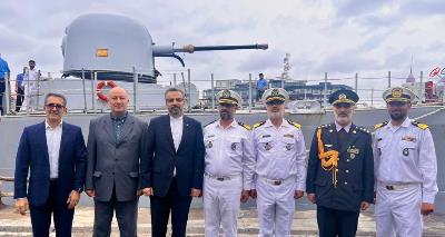 Colombo Welcomes the Iranian Navy Warship Shahid Naqdi and the Valiant Naval Officers of Iran